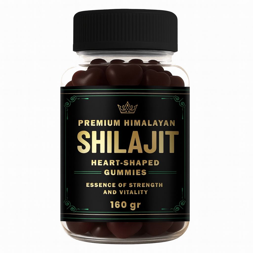 Shilajit Premium Himalayan – Heart-Shaped Gummies